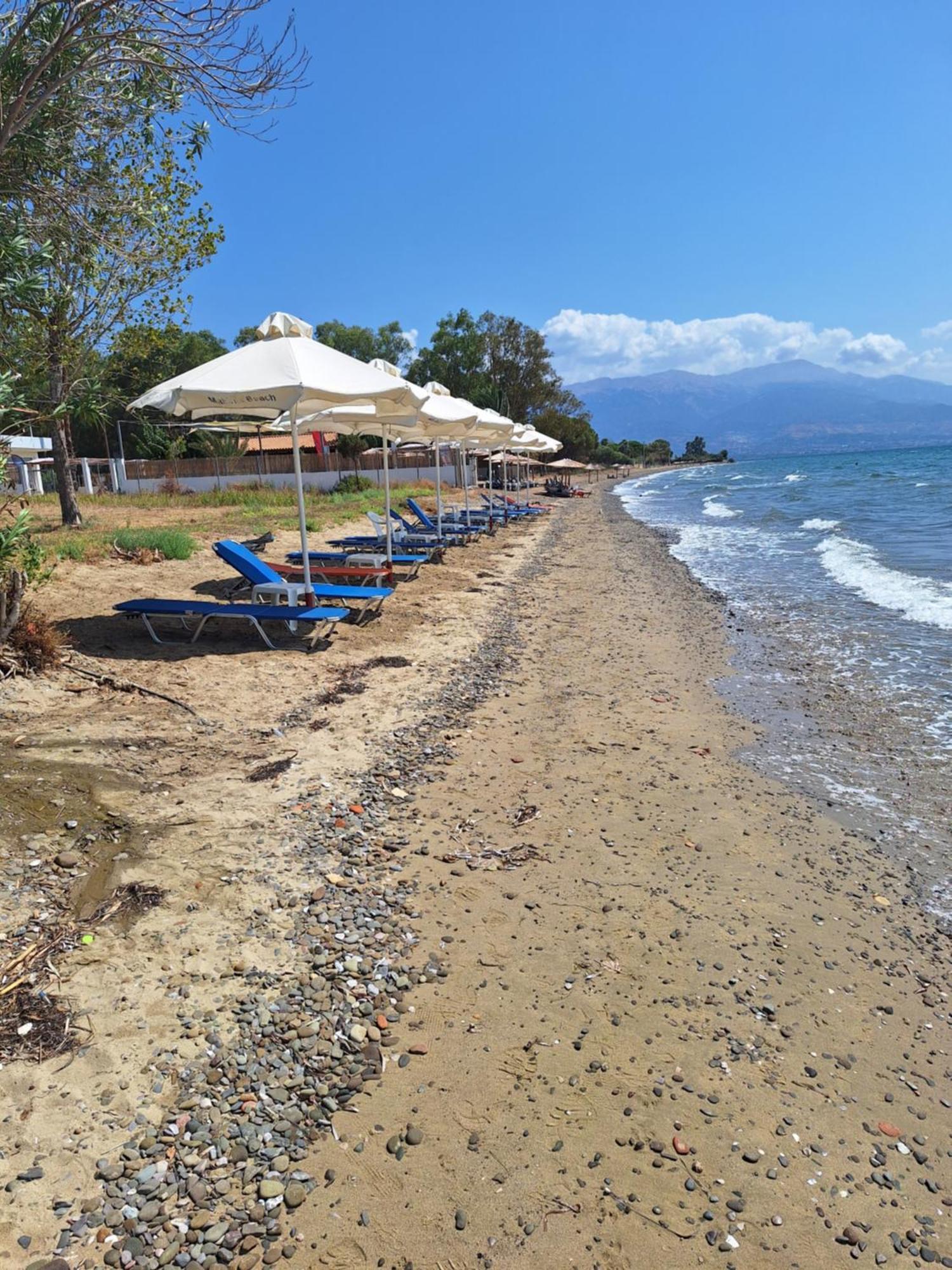 Makinia Beach Nafpaktos Eksteriør billede